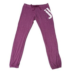 Juicy Couture Heather Purple Fleece Sweatpants